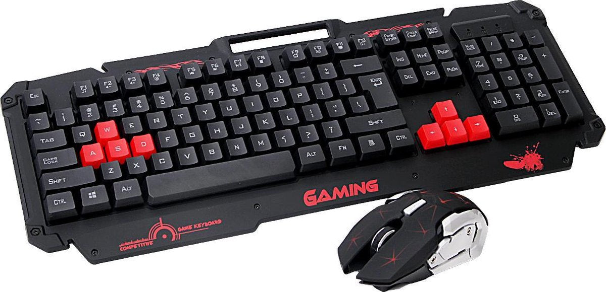 Computer (Gaming) Toetsenbord + Muis Set HK 1868 – Wireless