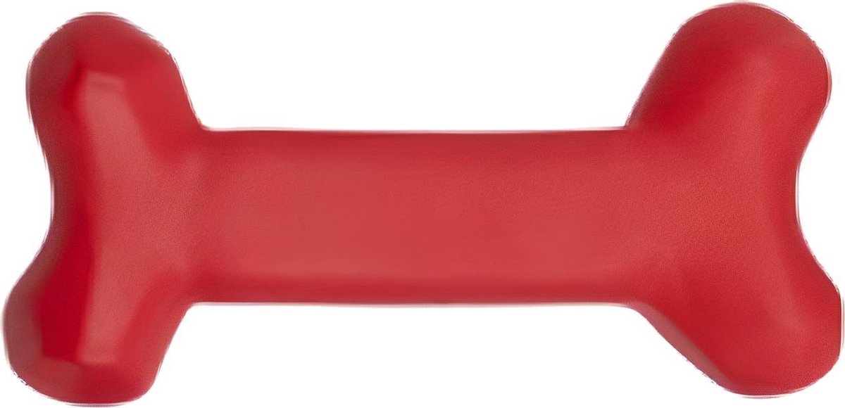 Tom Hondenbot 16 X 8 Cm Vinyl Rood