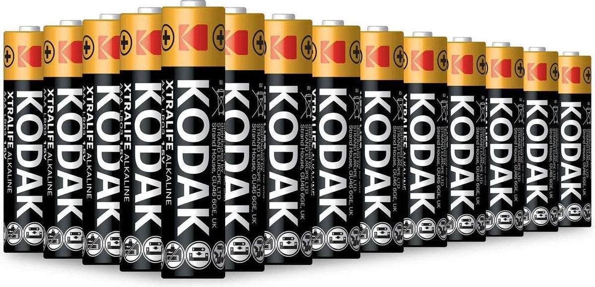 Kodak XTRALIFE alkaline AAA/LR03 60 pack