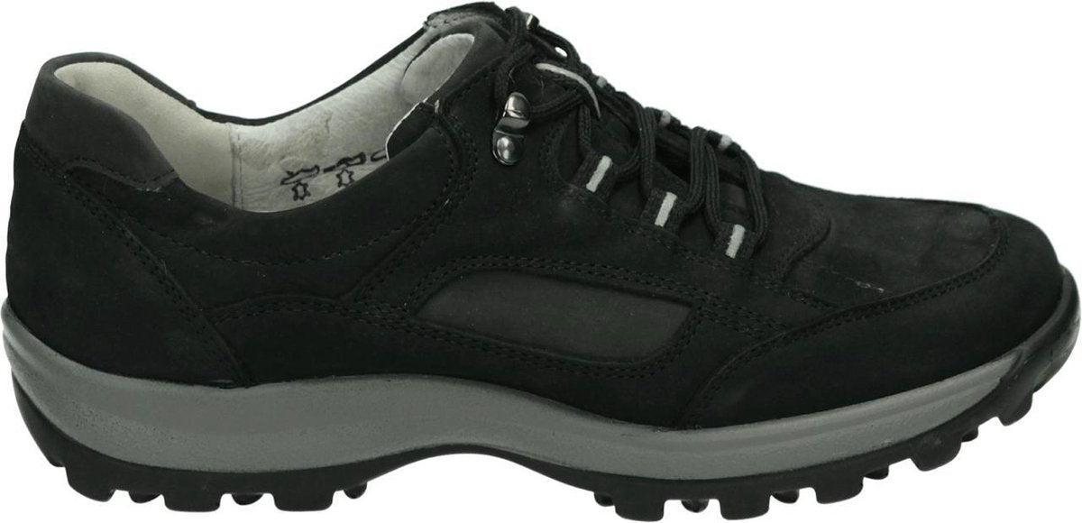 Waldlaufer 471000 Holly - Volwassenen Dames veterschoenen - Kleur: Zwart - Maat: 38.5