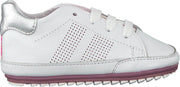 Shoesme BP20S019 baby veterschoenen - wit / combi