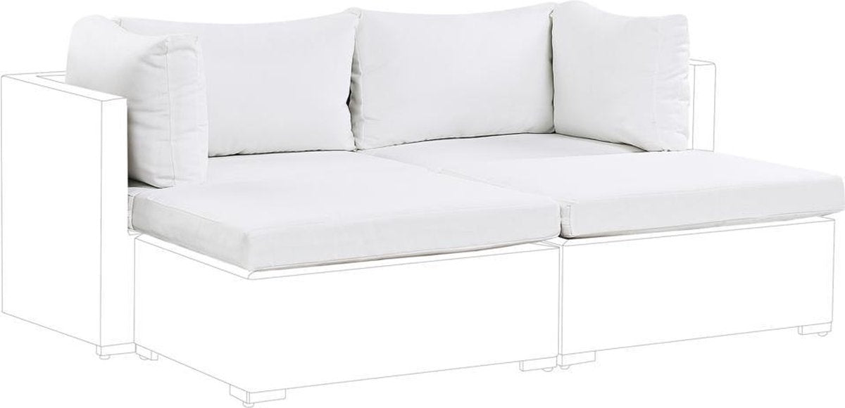Beliani Kissenbezüge für NOTO - Kussenhoezen - wit - polyester