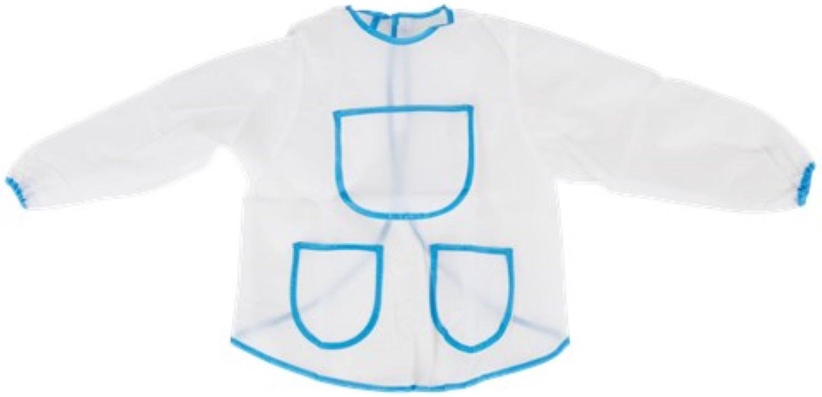 Kinderschort | Schilderschort | Klieder schort | Verfschort | Schort | Verf | Kliederen | Voor kinderen | Blauw