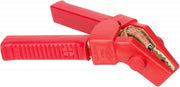 Volledig geïsoleerde accuklem 800A - hoekklem met copper braiding - Rood