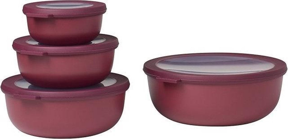 Mepal - Multikom Cirqula 4-delige set (350 + 750 + 1250 + 2250 ml) - Mag in de vriezer