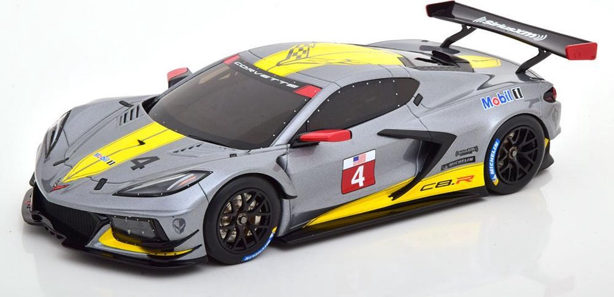 Corvette C8.R Presentation 2020 Grey/Yellow/Red