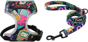 ZILANI | Reflecterende Honden/Katten Harnas + Leiband – Honden/Katten Tuigje – Halsomvang 30 cm – Borstomvang 42 tot 60 cm - Maat L