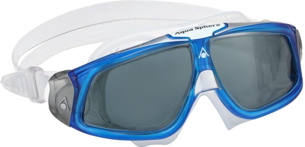 Aqua Sphere Seal 2.0 - Zwembril - Volwassenen - Dark Lens - Blauw/Wit