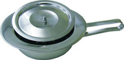 Bedpan + Deksel RVS Ø 30 cm