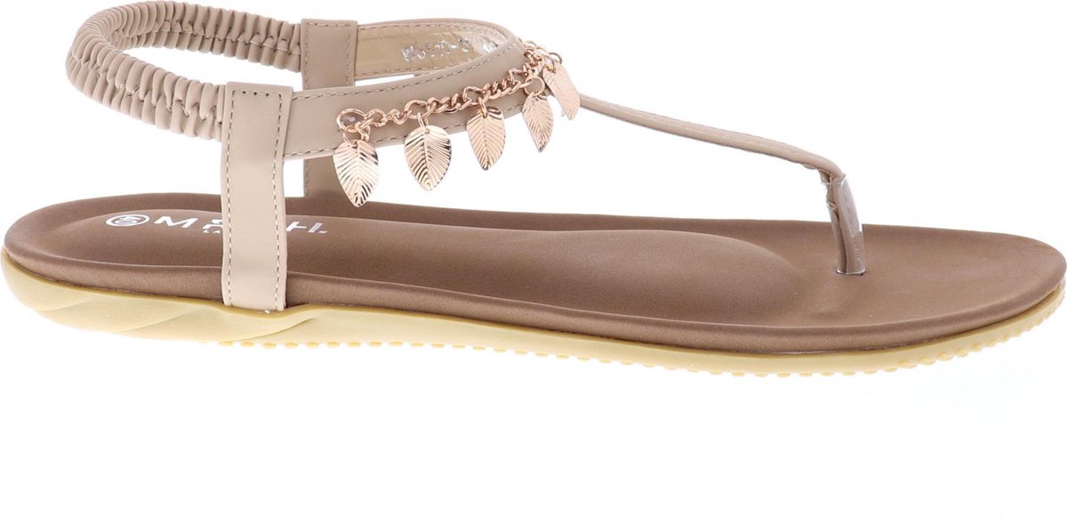 Mrch Label Marg Sandalen Dames - Slippers - Zomerschoenen - Taupe