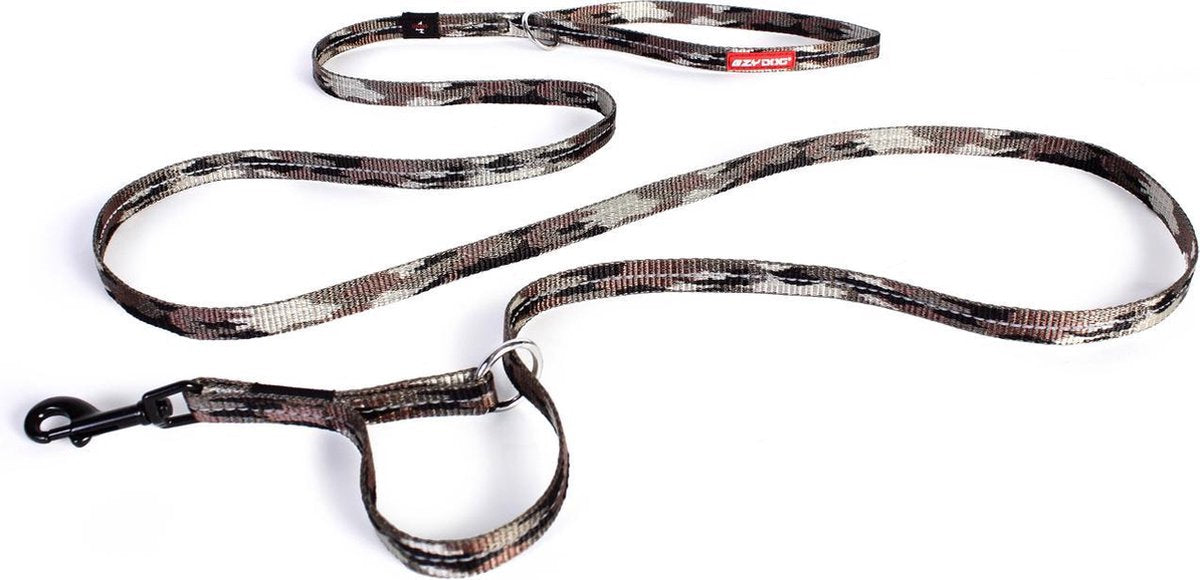 EzyDog Vario 4 LITE - Hondenlijn / riem - 12mm breed - Camouflage