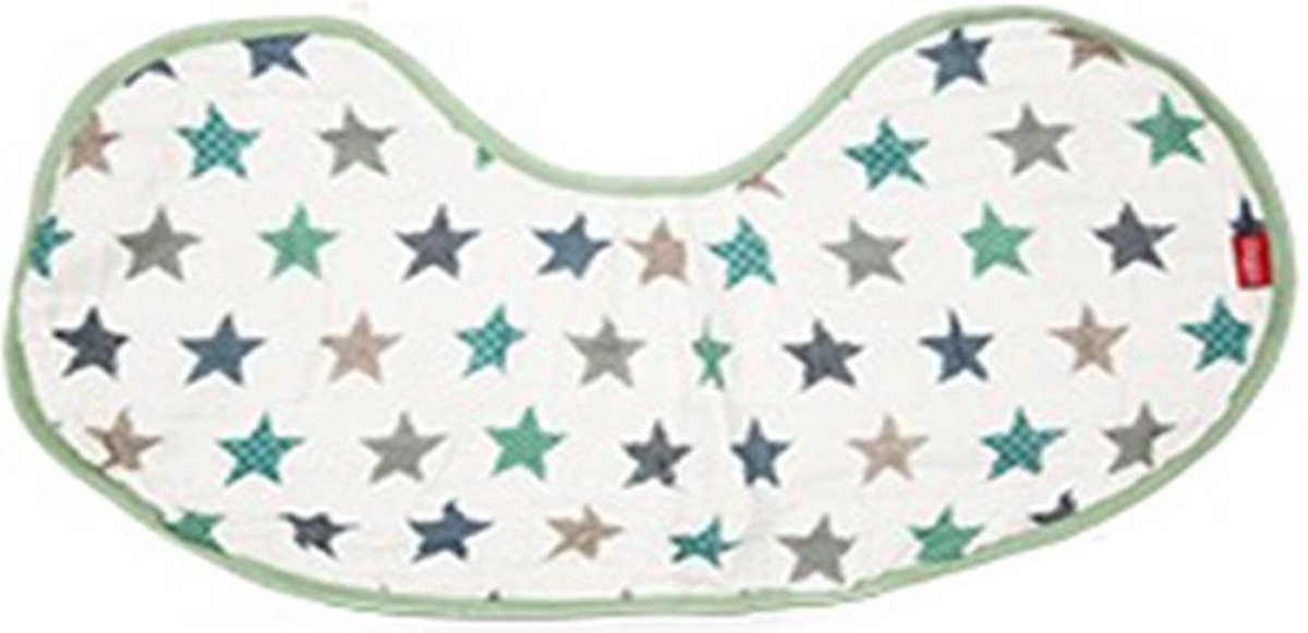 Nuby Slabbetje En Spuugdoekje 2-in-1 Junior 30 Cm Katoen Groen