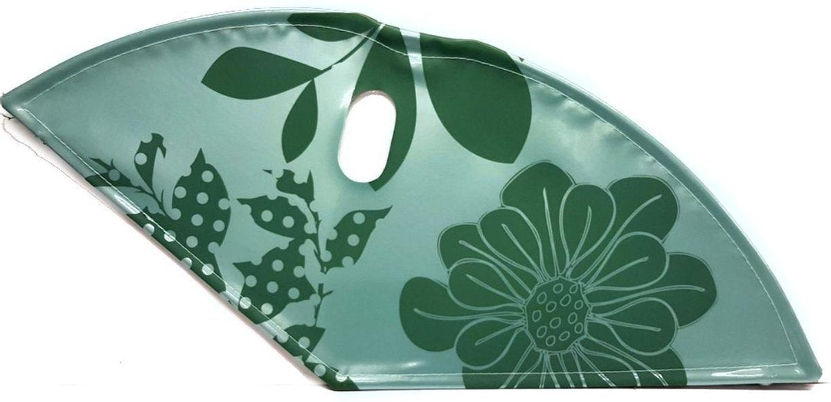 BLS JASBESCHERMER SET LAKDOEK PASTEL TURKOISE / FLOWER 28/5 INCH SLOT