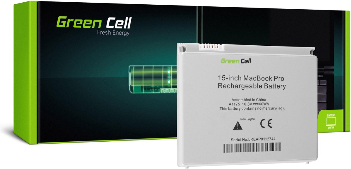 Batterij voor Apple Macbook Pro 15 A1150 A1211 A1226 A1260 2006-2008 / 11