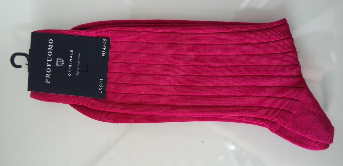 Sokken Profuomo - Fuchsia - Maat 43-46