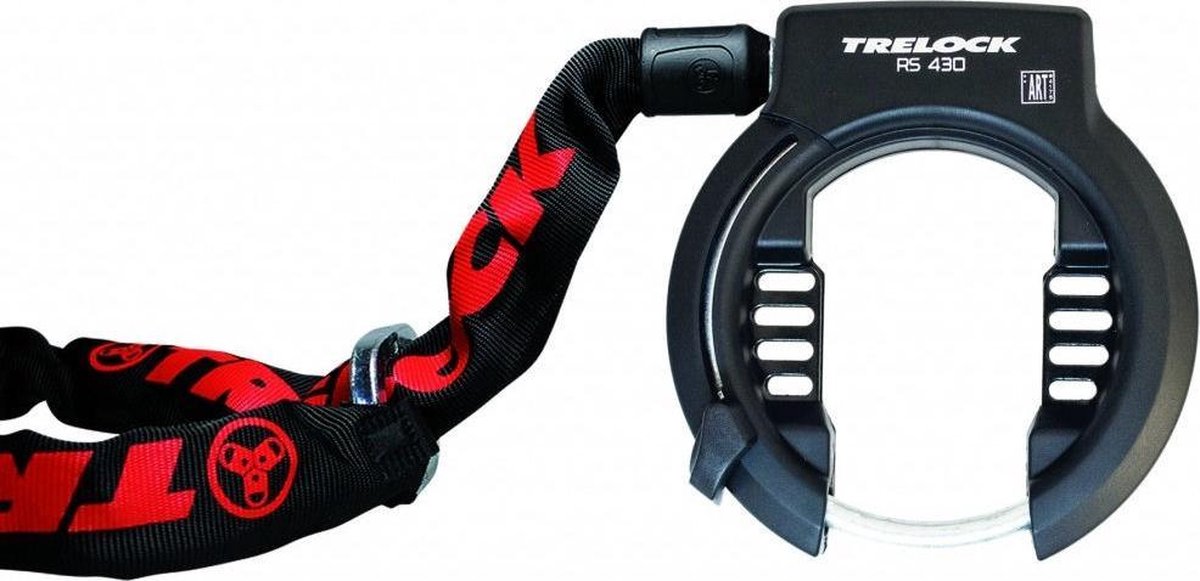Trelock Ringslot RS430 met uitneembare sleutel incl. Insteekketting ZR355-100cm en opbergtasje