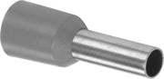 Adereindhuls geisoleerd 4mm² grijs - per 100 stuks