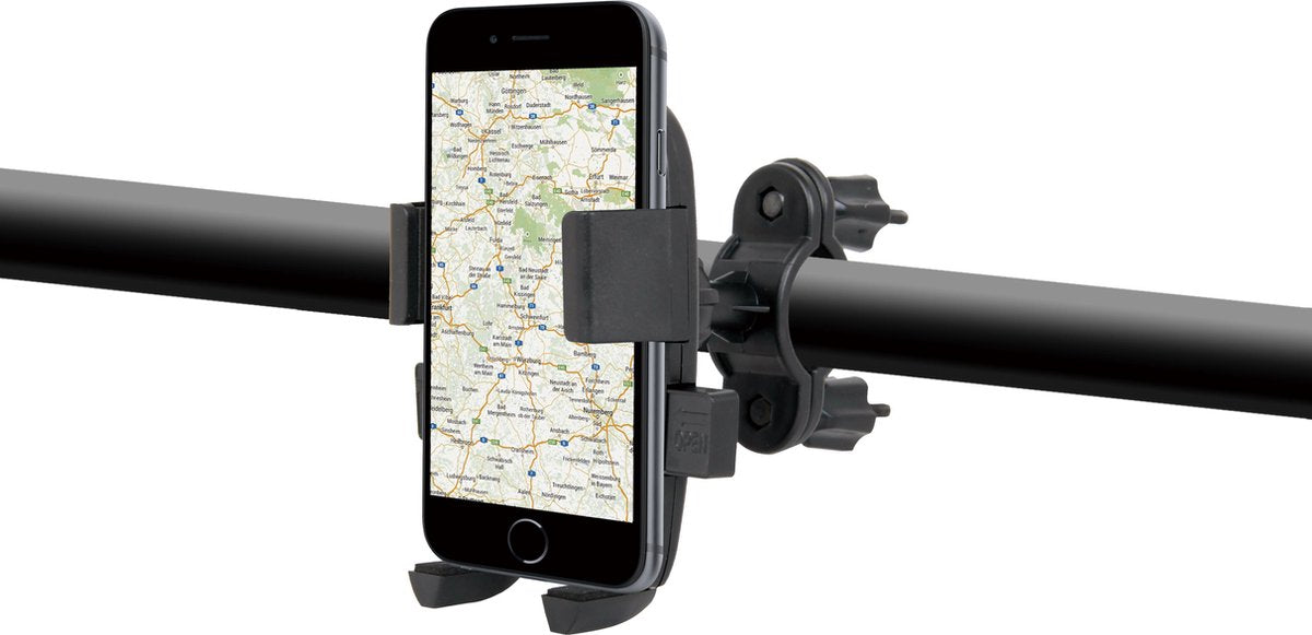 Fiets Telefoonhouder - Smartphone fietshouder- Universeel - tot 6 Inch - Gsm houder fiets
