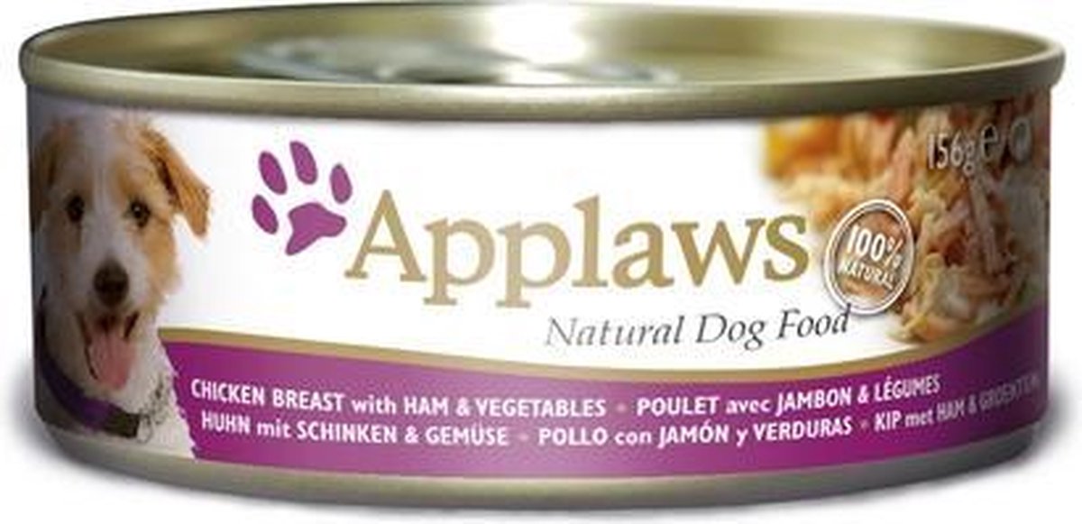 Applaws adult chicken&ham&vegetables - 24 ST à 156 gr