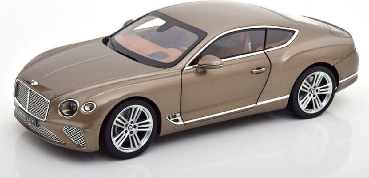 Bentley Continental GT (2018) (Donker Kasjmier Metallic) (30 cm) 1/18 Norev - Modelauto - Schaalmodel - Model auto - Miniatuurautos - Miniatuur auto