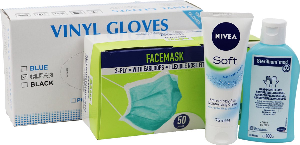 Hygieneset onderweg: handschoenen