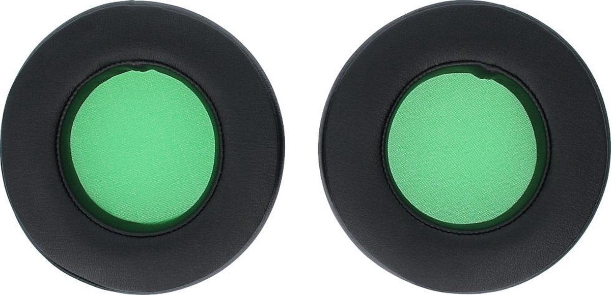 Oorkussens zwart / groen voor de Razer Kraken Pro V2