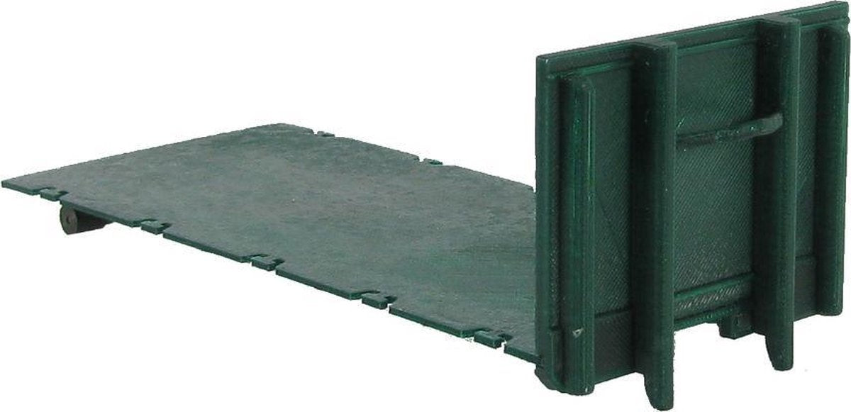 Siku Control haaklift aanhanger en groene platte bak