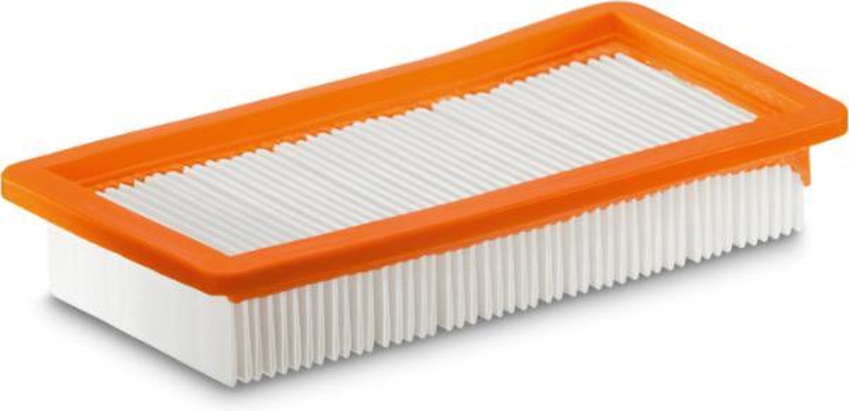 Karcher filter vlakfilter stofzuiger - wasbaar 250x120x40 mm - motorbescherming nat/droog zuiger oa. DS6