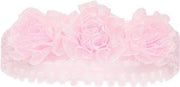 Soft Touch Haarband Lace Flowers Meisjes Polyester/elastaan Roze