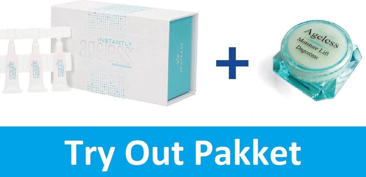 3 stuks Instantly Ageless + 6 ml Moisture lift - Try out pakket