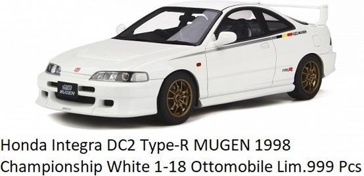 Honda Integra DC2 Type-R MUGEN 1998 Championship White 1-18 Ottomobile Lim.999 Pcs
