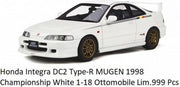 Honda Integra DC2 Type-R MUGEN 1998 Championship White 1-18 Ottomobile Lim.999 Pcs