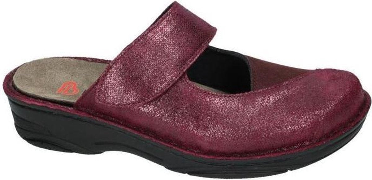 Berkemann -Dames -  bordeaux - pantoffels - maat 39½