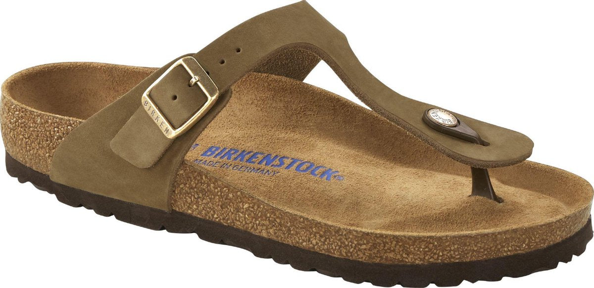 Birkenstock - Gizeh - Kaki- maat 37