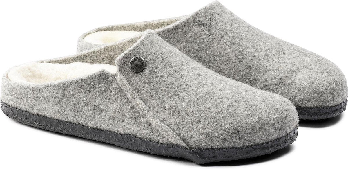 Birkenstock Sloffen - Maat 46 - Unisex - licht grijs