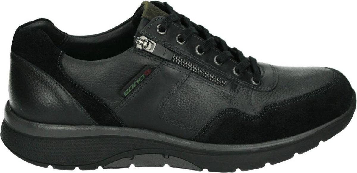 Mephisto AMORY SANO - Volwassenen Heren sneakersVrije tijdsschoenen - Kleur: Zwart - Maat: 45