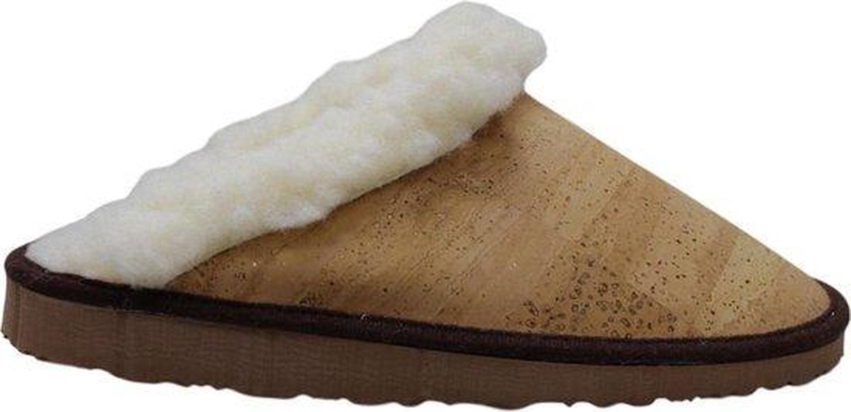Kurk - sloffen - pantoffels - antislib - dames - instap - vegan - duurzaam - maat 37