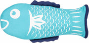 Vis Ovenwant Blauw – Ovenhandschoen Ovenwanten Vishandschoen Hittebestendig Leuke Design Oven Wanten
