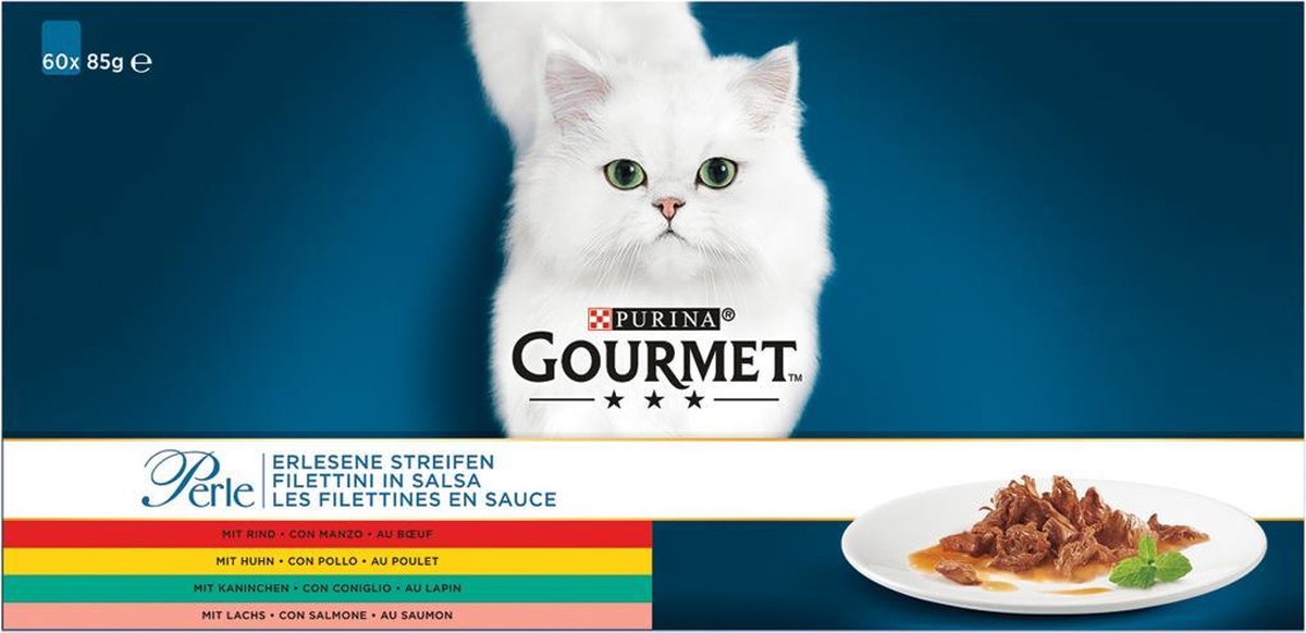 Gourmet Perle Mini Filets - Kattenvoer Kip