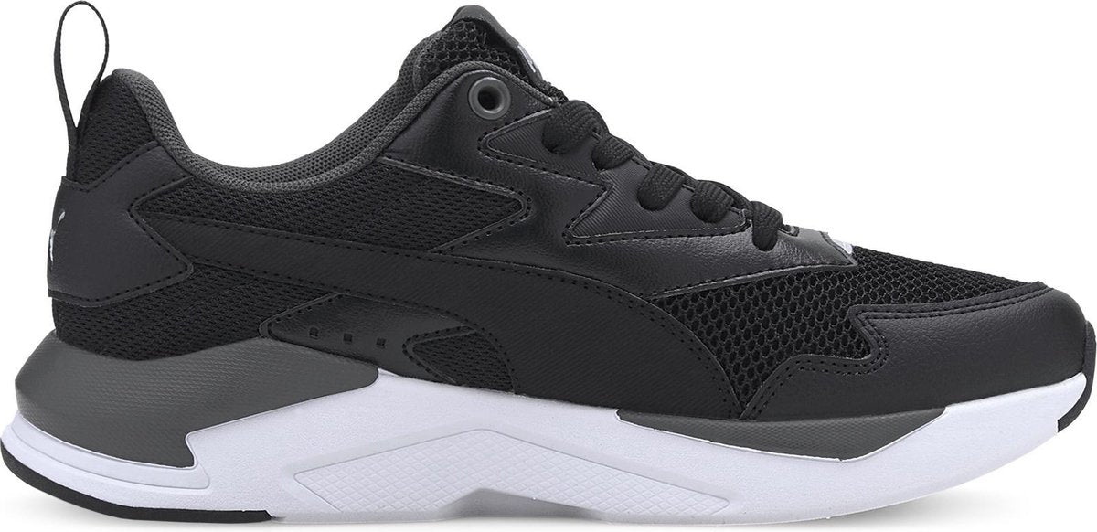 PUMA X-Ray Lite Jr Unisex Sneakers - Puma Black-Puma Black-Dark Shadow-Puma Silver - Maat 38.5