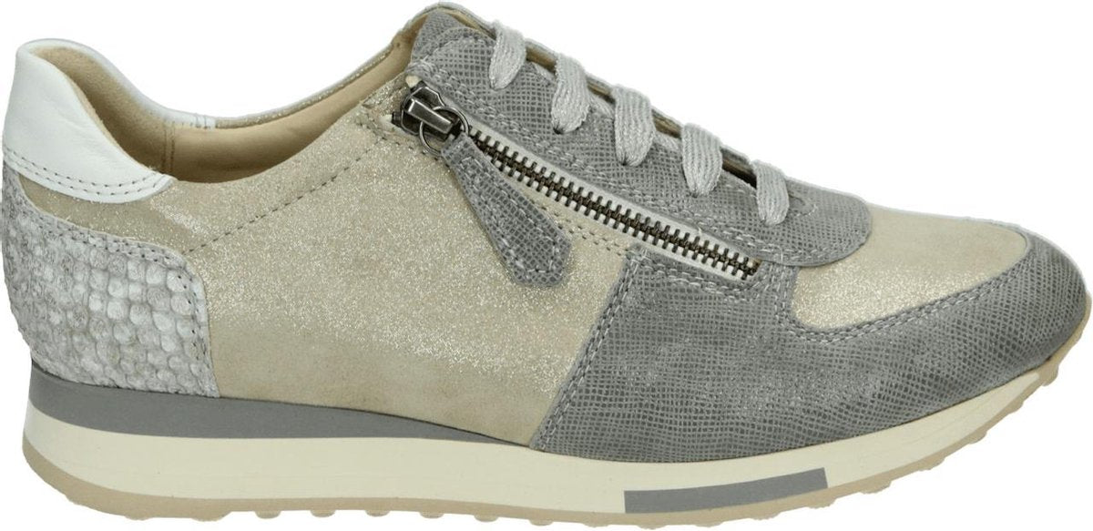 Verhulst 7332A - Volwassenen Lage sneakers - Kleur: Wit/beige - Maat: 40