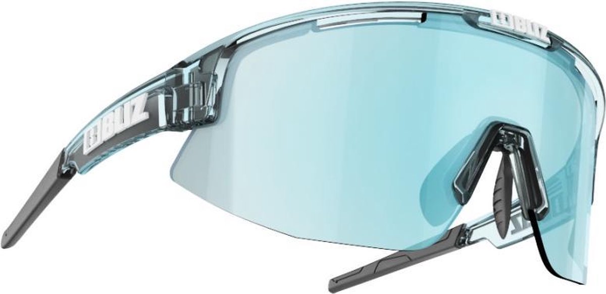 BLIZ | Matrix | Transparent Blue // Smoke with Ice Blue multi lens