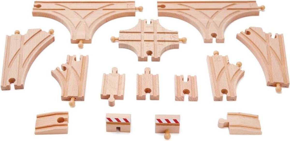 Hape geavanceerde bouwdoos met rails E3708