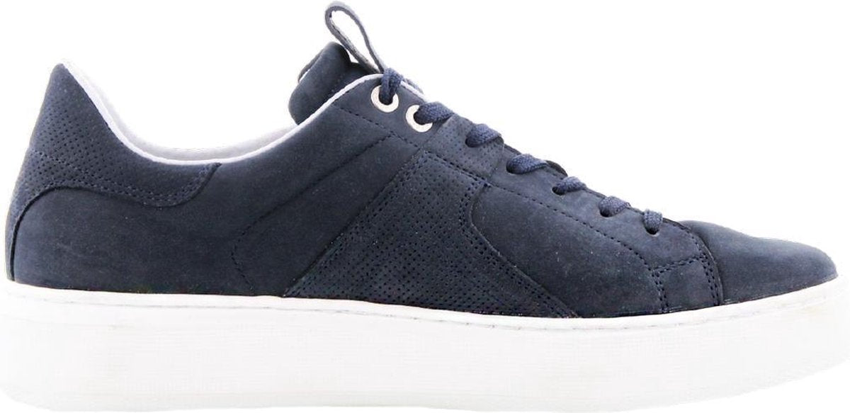 Tango | Luna 3-o Jaap resema blue nubuck sneaker - white sole | Maat: 42