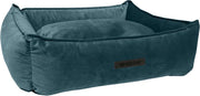 Wooff Mand Cocoon Velours - Petrol - Hondenmand  - 70 x 60 x 20 cm - Medium