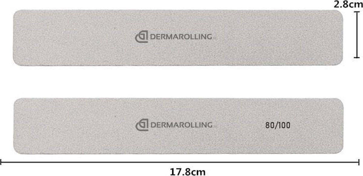 Dermarolling Professionele Nagelvijl Wide Grit 80/100