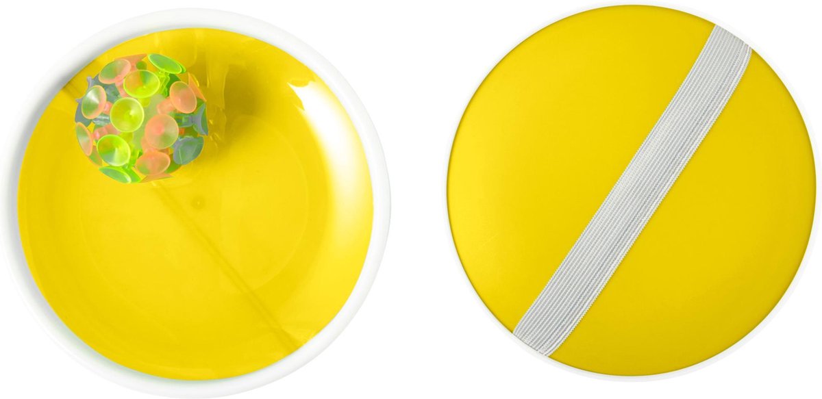 Balspel  2 sets Vangspel - Geen klittenband  Geel - Nieuwe rage