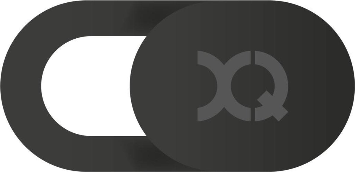 Xqisit Sliding Webcam Cover - Zwart