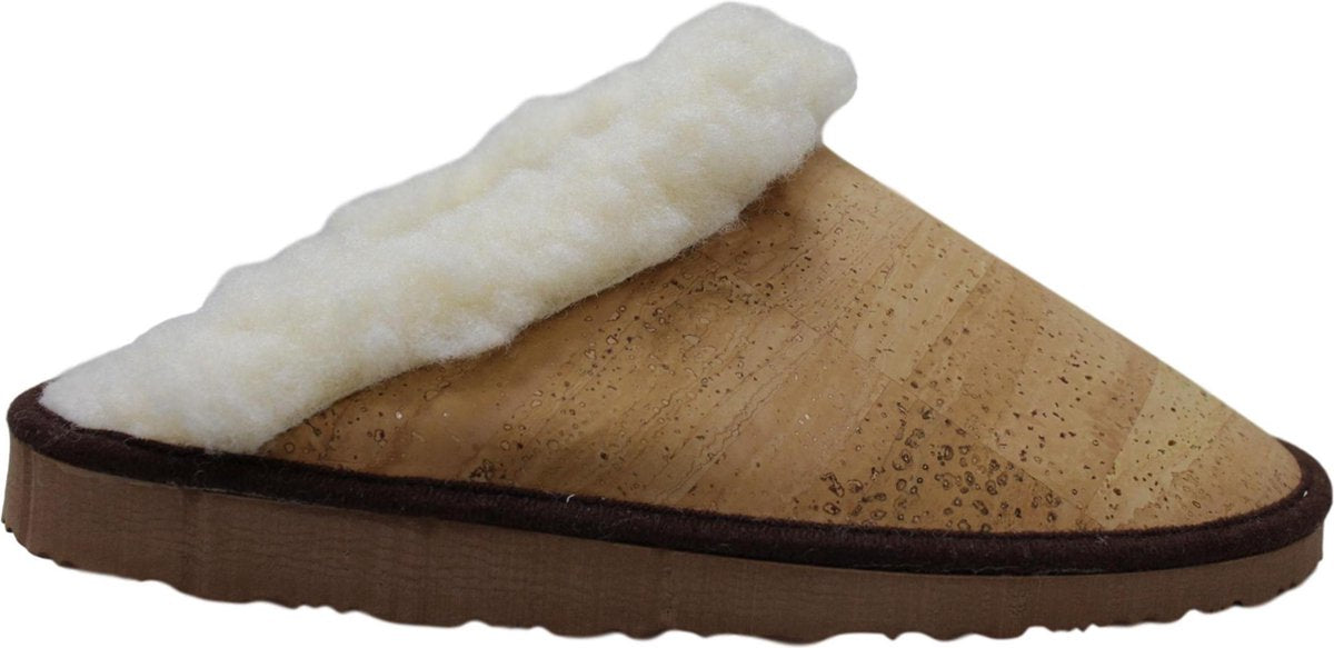 Kurk - sloffen - pantoffels - antislib - dames - instap - vegan - duurzaam - maat 41