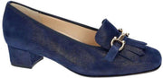 Hassia -Dames -  blauw donker - pumps & hakschoenen - maat 41